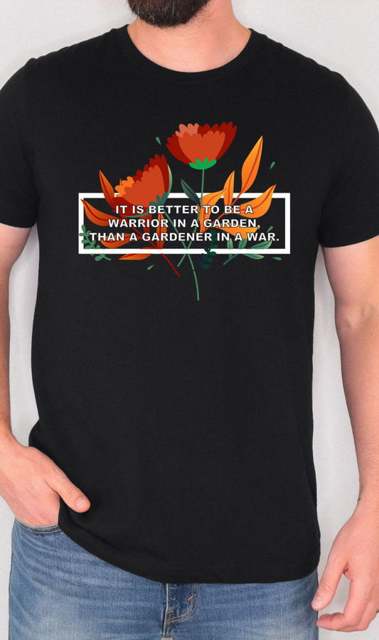 Warrior in a Garden T-shirt