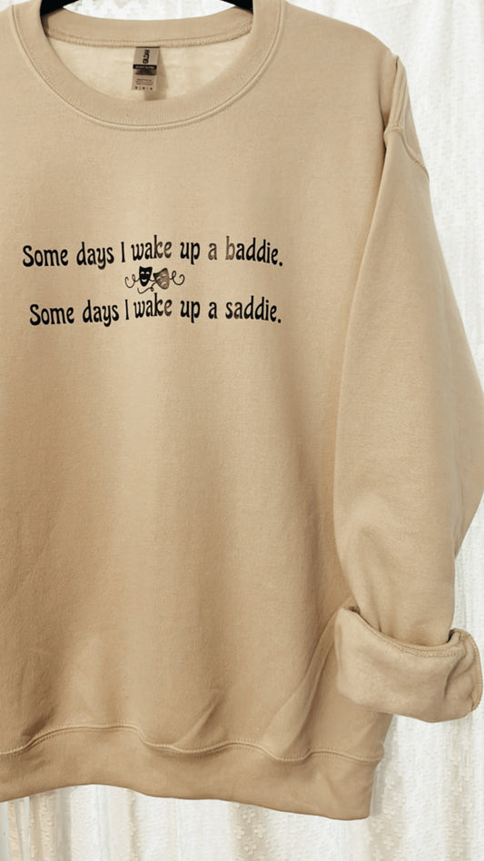 Baddie/Saddie Crewneck Sweatshirt