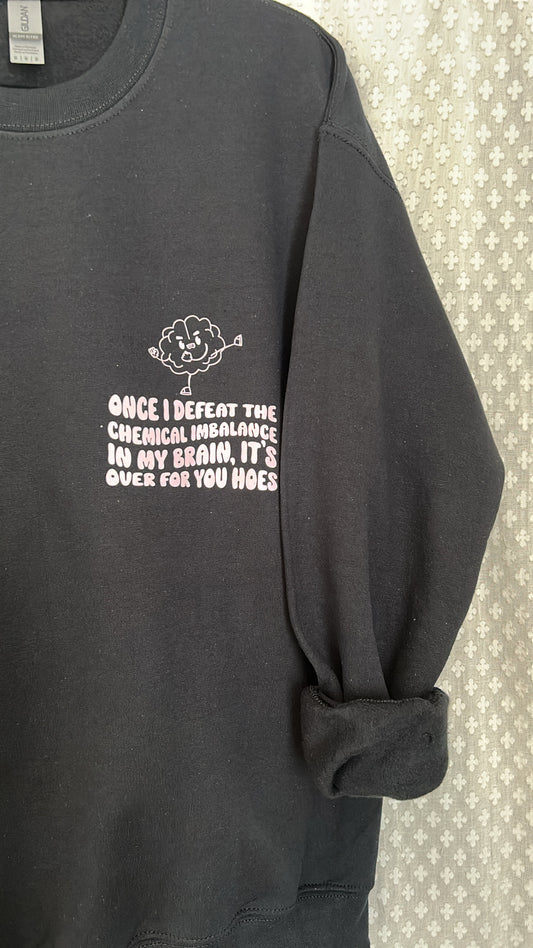 It’s over for you hoes Crewneck Sweatshirt
