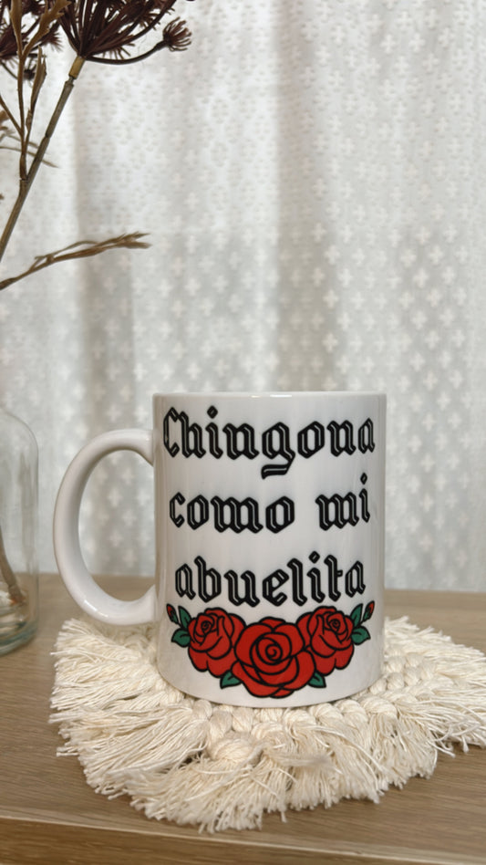 CHINGONA GLASS MUG