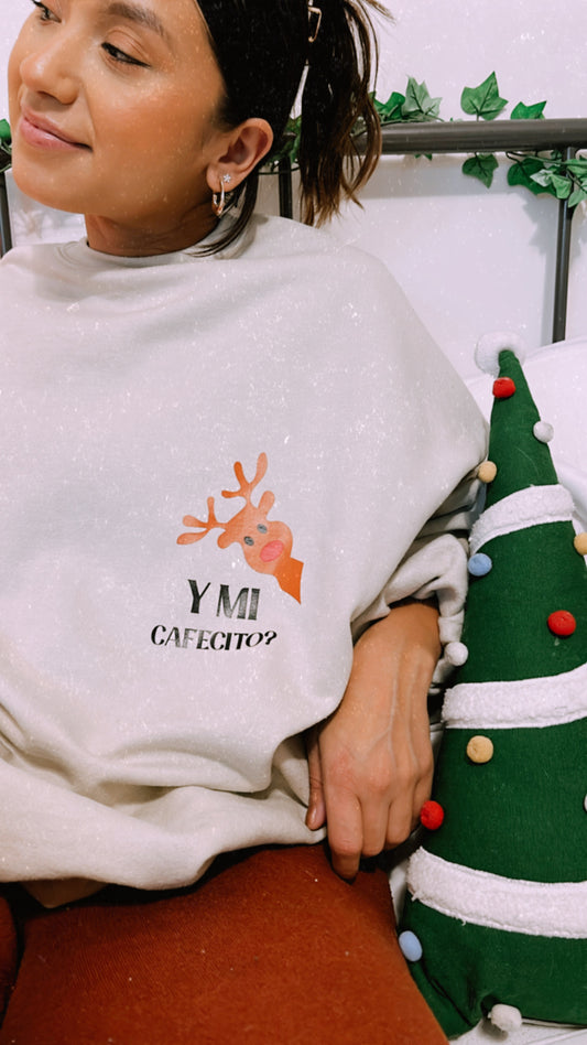 Y mi Cafecito Crewneck Sweatshirt
