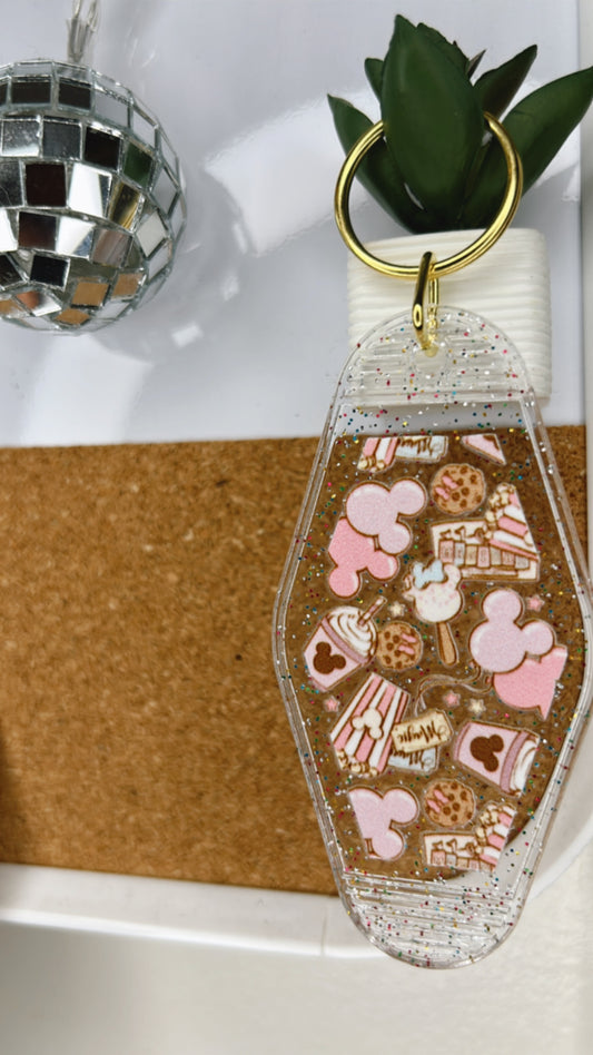 Disney snacks Keychain